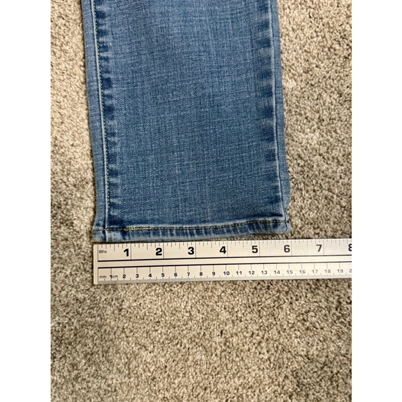 Women's Levi's Cropped Ankle Jeans Size 10 Blue Denim - Picture 6 of 10